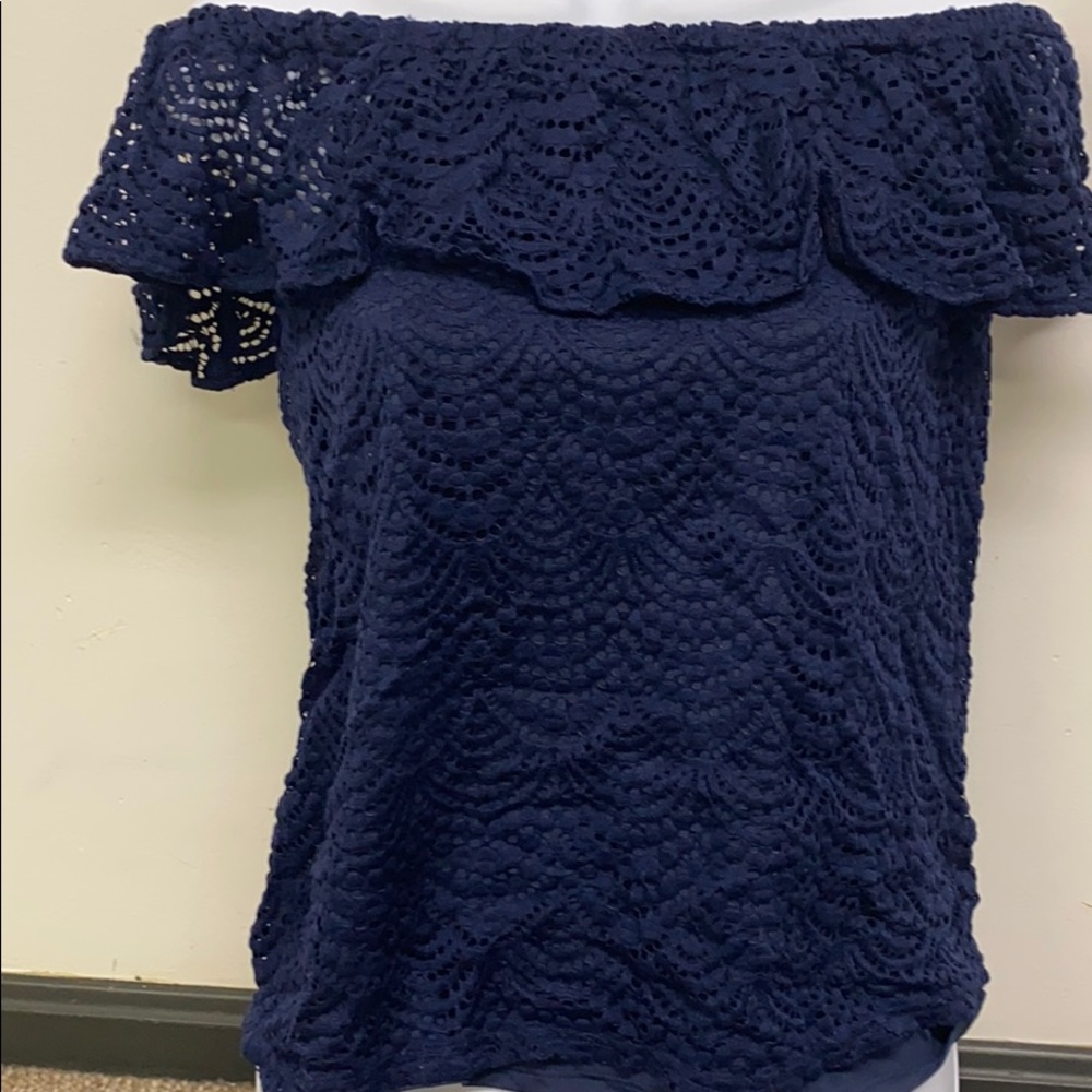 Lilly pulitzer off the shoulder top xs